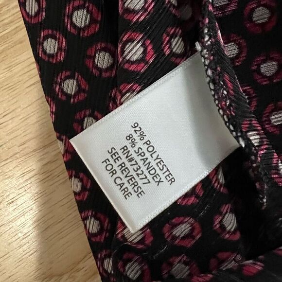 Dana Bachman, Geometric Dot Print Tunic, Asymmetrical Hemline, Women’s 2X - Picture 11 of 12